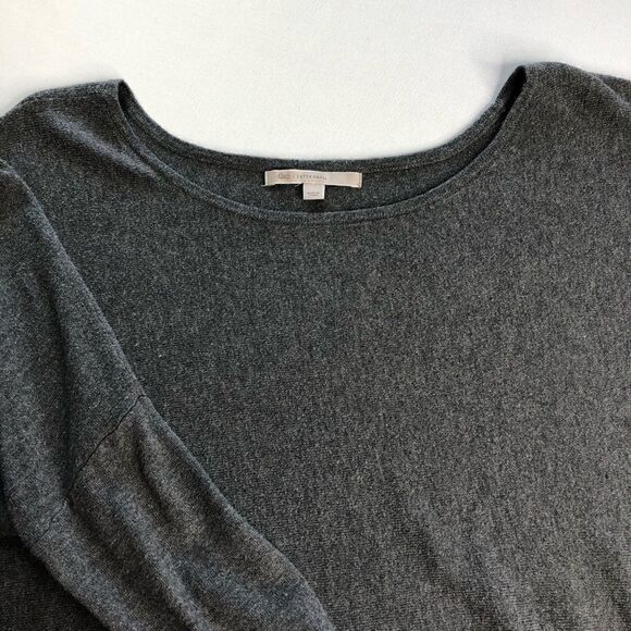 GAP🍃Long-Sleeve Gray Scoop Neck Knit Jersey Top🍃 - Picture 6 of 12
